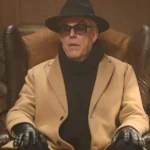 Danny Huston Ice Fall 2025 camel brown wool coat