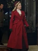 Ginna Claire Mason A Newport Christmas 2025 classic red coat