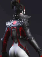 Takara Fortnite studded black & red jacket
