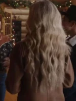 Princess Victoria A Royal Montana Christmas 2025 fringe woolen coat