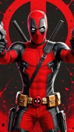 Deadpool Costume armored leather jacket