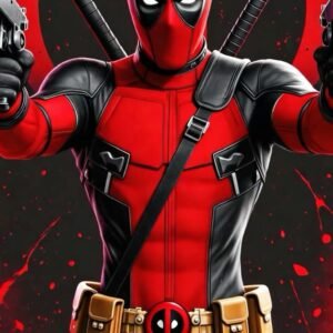 Deadpool Costume armored leather jacket