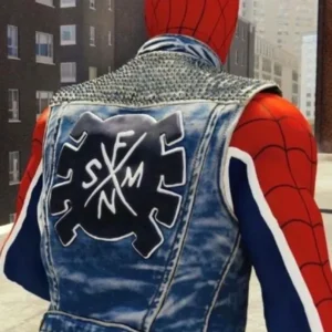 Spider-Punk Across the Spider-Verse denim vest