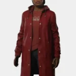 Saga Anderson Alan Wake 2 leather coat