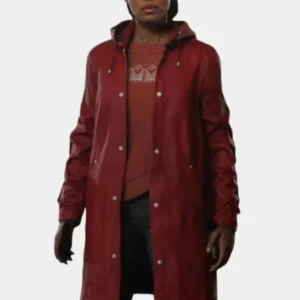 Saga Anderson Alan Wake 2 leather coat