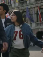 June Now You See Me 2025 blue bomber jacket