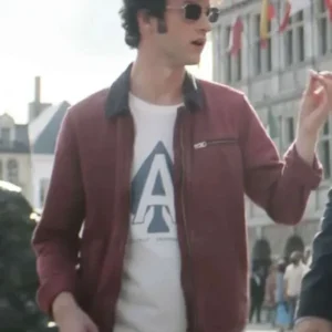 Dominic Sessa Now You See Me 2025 vibrant red jacket