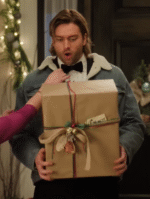 Pierson Fode A Merry Little Ex-Mas 2025 blue shearling denim jacket