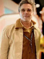 Brad Pitt F1 The Movie yellow cotton jacket