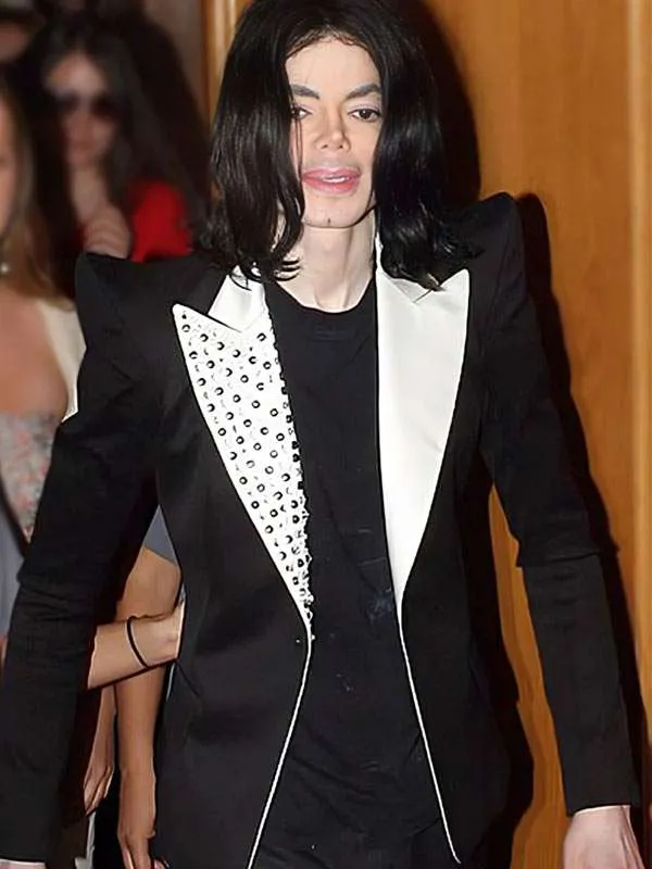 12 Michael Jackson black casual blazer