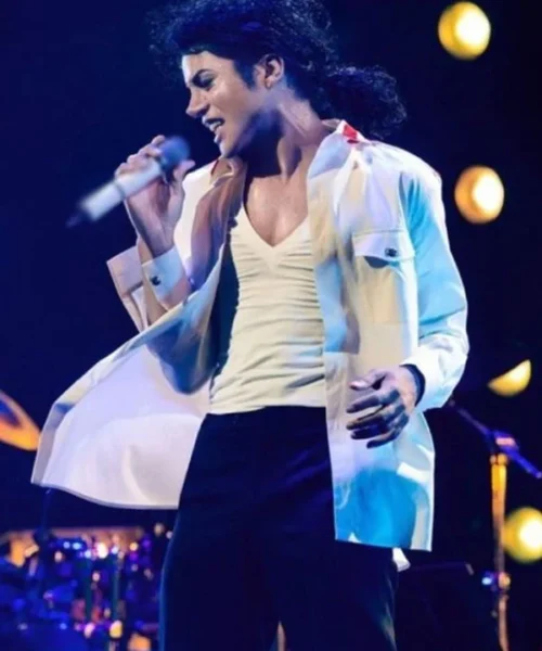 Jaafar Jackson Michael The Movie white jacket