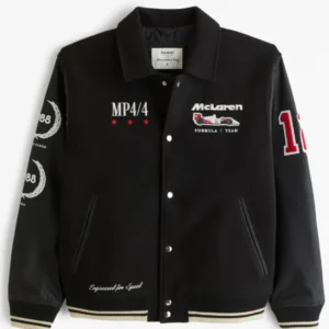 McLaren Formula 1 team black bomber jacket