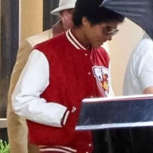 Jaafar Jackson Michael The Movie varsity jacket