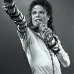 Michael Jackson Bad Tour concert silver jacket