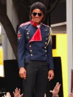 Michael 2025 Movie Jaafar Jackson blue suiting coat