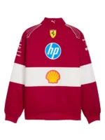Charles Leclerc Grand Prix Ferrari red jacket
