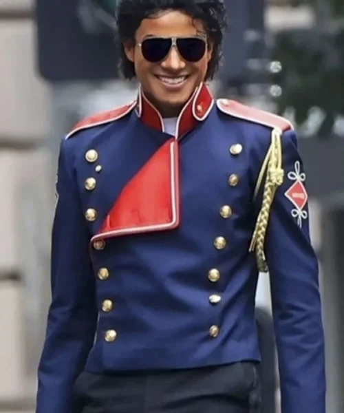 Jaafar Jackson Michael The Movie blue coat