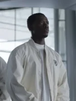 Damson Idris F1 The Movie white bomber jacket