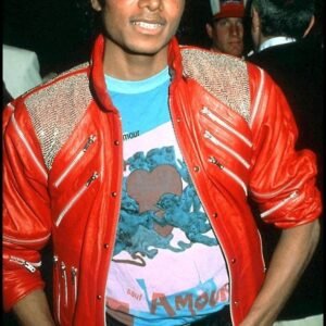 Michael Jackson Beat It song red jacket