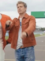 Brad Pitt F1 The Movie suede leather jacket