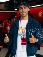 João Félix F1 Silverstone black track jacket