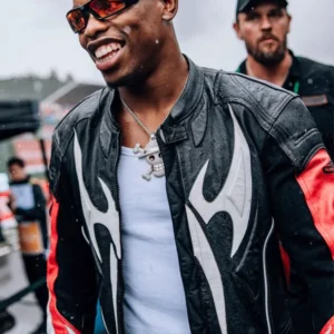 Patrick Habirora F1 Belgian Grand Prix leather jacket