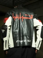 Travis Scott Formula 1 Miami GP racing leather jacket