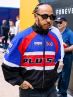 Lewis Hamilton Silverstone Formula 1 racing track bomber jacket