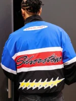 Lewis Hamilton Ferrari F1 Silverstone track bomber jacket