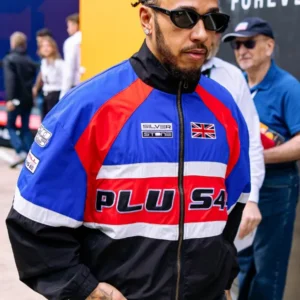 Lewis Hamilton Silverstone Formula 1 racing track bomber jacket