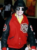Michael Jackson Mickey Mouse red and black jacket