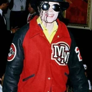 Michael Jackson Mickey Mouse red and black jacket
